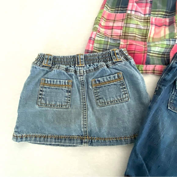Girls Gap Tank Gap Capri and Carter Denim Skirt 18-24 months - Picture 7 of 11